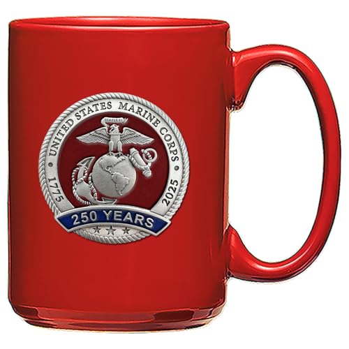 Mug para café US Marines Corp 250 aniversario 15 onzas miniatura 1