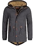 DÉTAILS ET ÉLÉMENTS ACCROCHEURS: Avec cette parka de Indicode, vous n’êtes pas seulement chaudement enveloppé, non ! La coupe élégante est complétée par des applications en similicuir et un cordon à la taille pour un ajustement de la largeur assure un ajustement parfait.