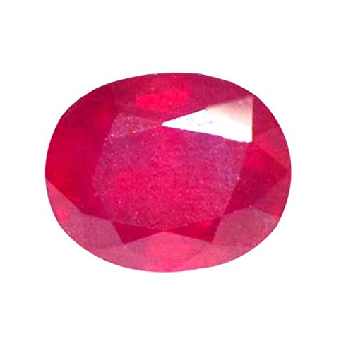Rubis naturel de prestige 7,25 ratti la gemme précieuse Manik au rouge souverain