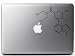 LSD Chemical Structure - Laptop Decal - Black 5"