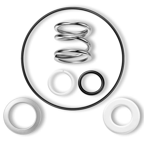 Pool Filter Valve Rebuild Repair Kit Compatible with Hayward Spx0710 Pro Vl Series Sand Filter Systems, Includes Spring, Washer, O Ring, Cover Seal, Backup Ring for Fix Leaks Restore Performance