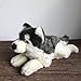 Oujppc Grande Peluche Siberian Husky, Bambole di Peluche Kawaii, Giocattoli di Peluche Super Morbidi, Regali di Natale di Compleanno per Bambini, 45 Cm