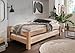 Produktbild Main Möbel Stapelbett 90x200 2er Set Massivholz Buche Natur lackiert massiv