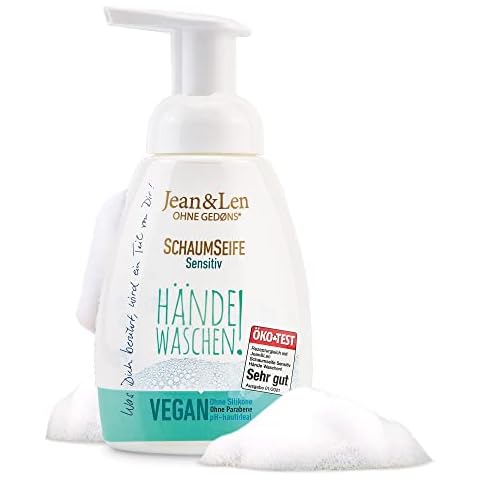 Jean & Len Schaumseife Sensitiv Hände Waschen! Cover
