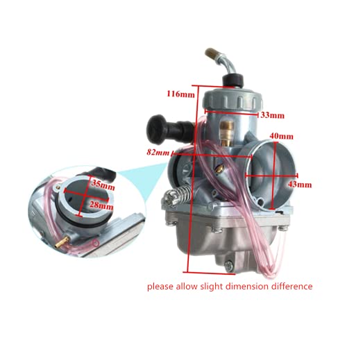 Viviance Metallo Moto Motocross Racing Carburatore...