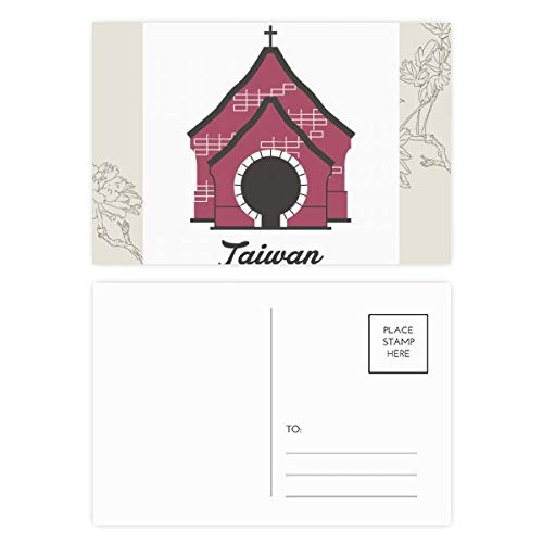 Carte postale de fleur Taiwan Sun Moon Lake par DIYthinker en lot de 20 pièces multicolores
