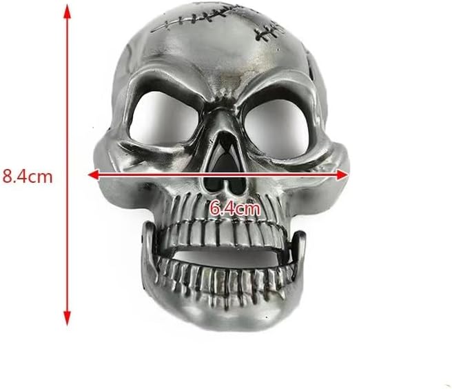 Skull Head Belt Buckle For Mens Western Cowboy - Image 7