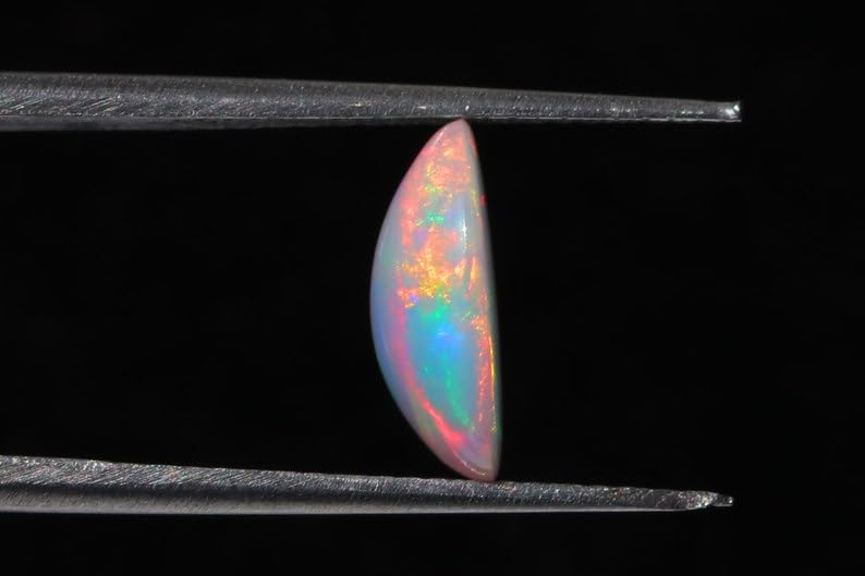 Opale éthiopienne cabochon pour fabrication bijoux pierre multi feu - 4