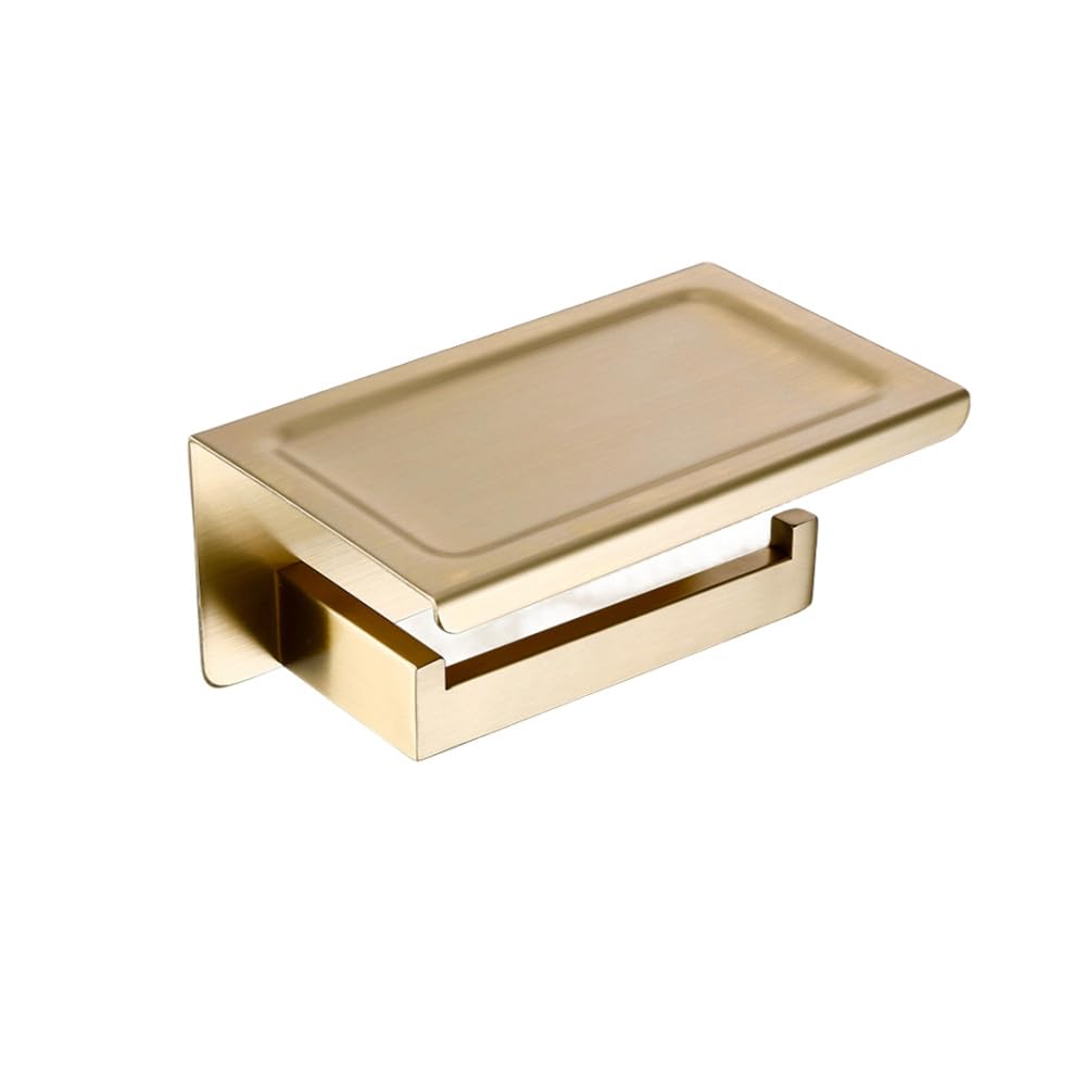 Juego de Accesorios de baño de Oro Cepillado, Soporte para Rollo de Papel higiénico para Montaje en Pared, toallero, Colgador de Batas, Kit de Accesorios de Acero Inoxidable, Soporte para Papel de e