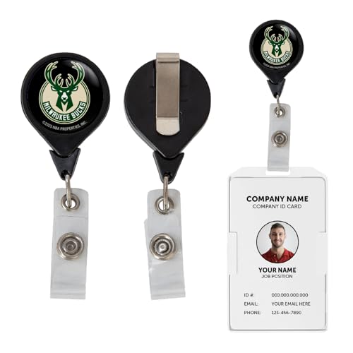 Desert Cactus Milwaukee Bucks Retractable Badge Holder NBA I