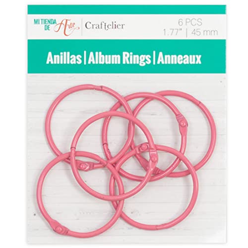 Craftelier - Set di 6 anelli metallici ad anello