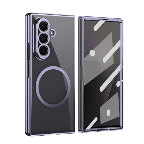 Étui magnétique Samsung Galaxy Z Fold 4 violet pour éviter les bris d'écran