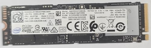 Amazon | Intel 256GB PCIe-NVMe SSD、2280 M.2、SSDPEKKF256G8L