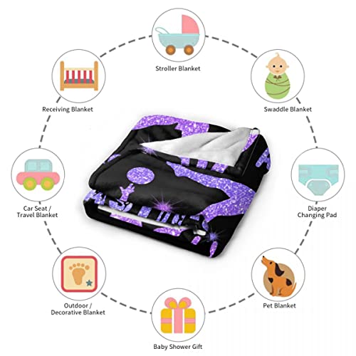 Gymnast Blanket, Gifts For Gymnast Lovers Kid Girl Boy Child, 60" X 50" For Teen/Travel M Throw Soft Warm Flannel Just A Girl Who Loves Gymnastics Throw Blankets For Couch Chair Sofa Bed #TOP6