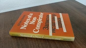 Hardcover Notes of a non-conspirator Book