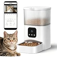 「楽天１位」 自動給餌器 猫 犬 カメラ スマホ タイマー ペット 定時定量 Amazon | 自動給餌器 猫 小型・中型犬 タイマー機能 ペット給餌機