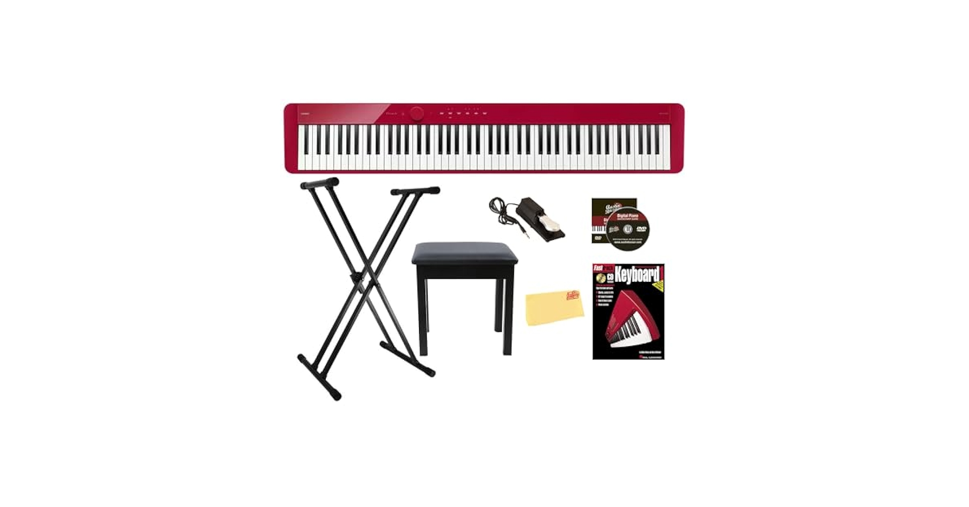 Amazon.com: Casio Privia PX-S1100 Digital Piano - Red Bundle