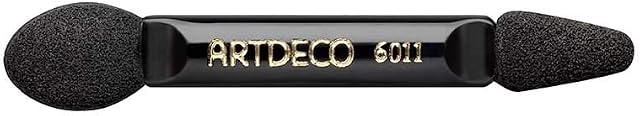 ARTDECO Duo Eyeshadow Applicator mały aplikator cieni do powiek do palety cieni do powiek 1 sztuka, czarny