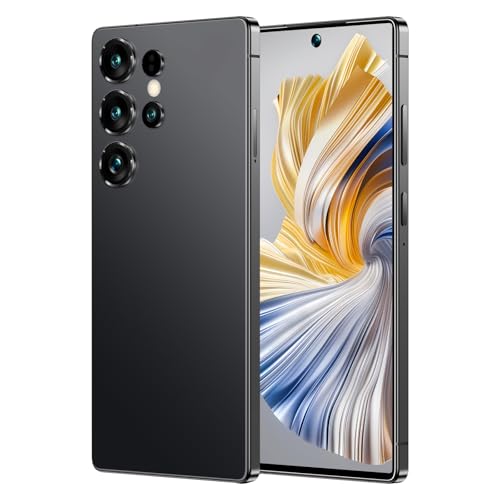 LDKJSHENG L25 Ultra 6.8 Android 14 5G Smartphone 108MP+78MP Dual Camera 7800mAh Battery 12GB+512GB Stylus Pen 12-Core Processor (Black)
