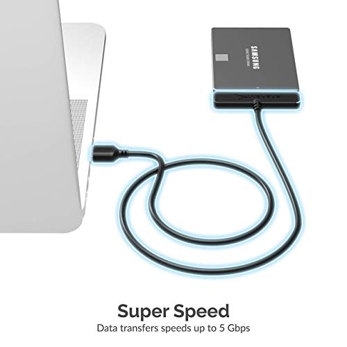 Adaptador Sabrent mSATA a SATA III 2.5" + USB 3.0 miniatura 5