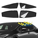 プリウス 60系 車種専用 メッシュカーテン サンシェード 遮光 換気 PRIUS 5代目 サイド用 2in1 カーテン 日除け 虫避け マグネット カーシェード 通風 UVカット運転席 助手席 インテリア アクセサリー カスタム 4枚