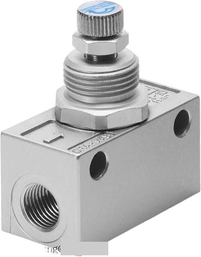 Vanne d'accélérateur unidirectionnelle GRA-1/4-B 6509 pour régulation de débit air comprimé - 2