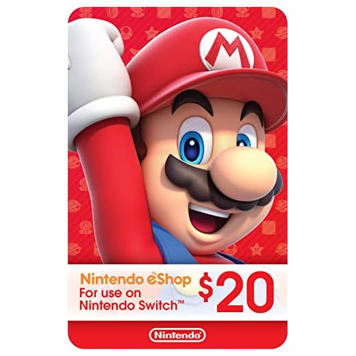 $20 Nintendo eShop Gift Card [Digital Code]