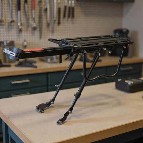 Porte-bagages de vélo robuste extensible et support cargaison pour voyage à vélo - 3