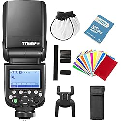 Flash Godox Para Nikon Godox TT685II-N TT685NII Speedlite TTL Flash Camera 2.4G HSS de Alta Velocidad 1 / 8000s GN60 Competible para Nikon D7100 D7000 D5200 D5100 D5000 D3200 Z6 Z7 (Godox TT685II-N)