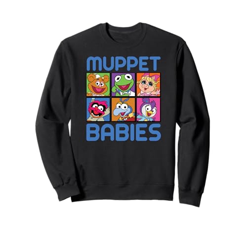 Muppet Babies Squares Sweatshirt Disney cadeau d'anniversaire original