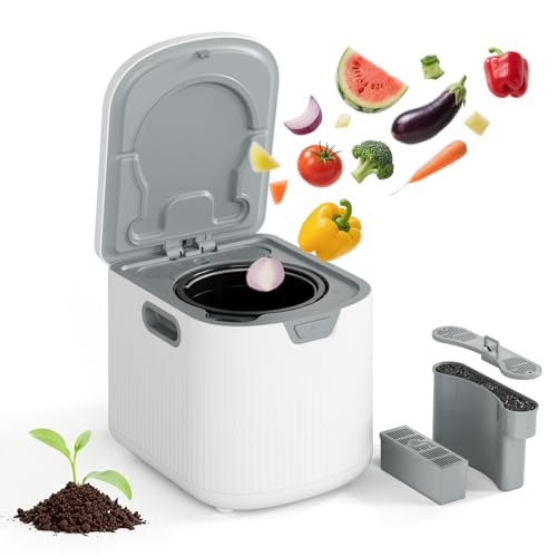 COWSAR 2.5L Electric Composter for Kitchen, Smart Compost Bin for...
