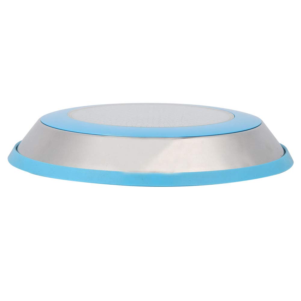 Luce Subacquea a LED AC12V, faretto per Fontana per Piscina in Acciaio Inossidabile RGB IP68 con Telecomando, Opzione di Alimentazione 18W/35W per Piscine, fontane e acquari (18 W)