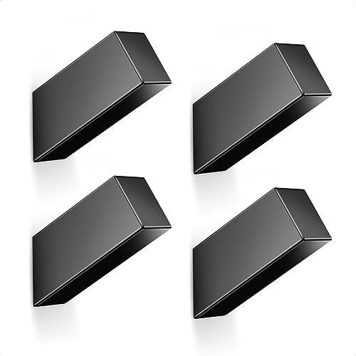 Wandhakenregal Mit 4 Haken - Platzsparende Garderobe Aus Aluminium