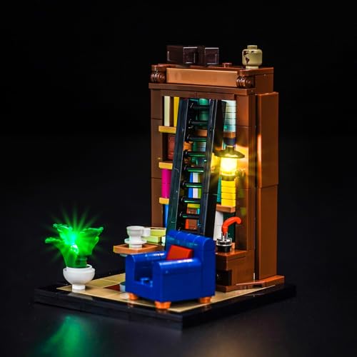 Kit d'éclairage LED compatible avec Lego Books Are My Passion 40698 (pas de modèle), kit d'éclairage décoratif compatible avec Books Are My Passion Jouet créatif