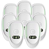 2026 Upgraded Air Ionizers for Dust Mites Smoke Pet Odor Plug in Air Purifiers for Home Silent Ionizer Air Cleaners & Room Deodorizer Plug in,Dust Mite Killer for Bedroom,Office,Kitchen,8 Pack