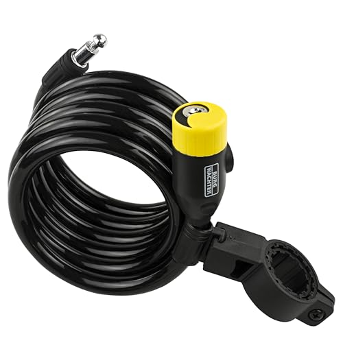 Sterling 10mm 1.8m Self Coiling Locking Cable & Bike Mounting Kit