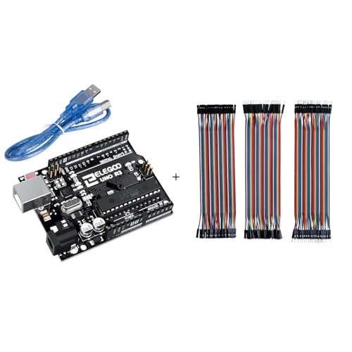 Fils Dupont et carte ELEGOO UNO R3 pour réparer vos faux contacts de projet