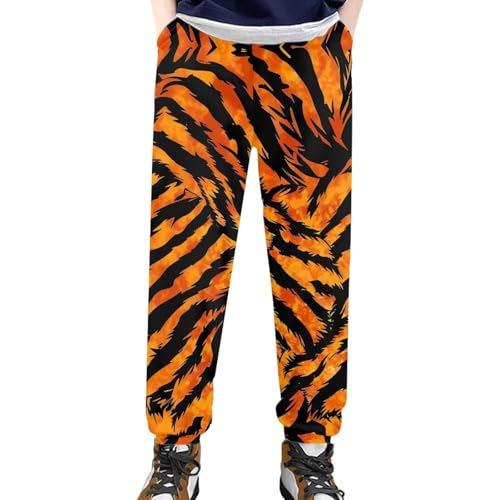 Boys' Pants Athletic Sweatpants Funny Jogger Pants Casual for Kids Youth Sports Pants for Boy 4-15Y with Pockets