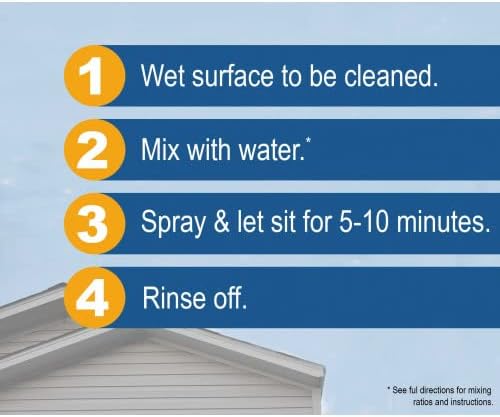 DeckGeneral Gutter Shine - FAST & EFFECTIVE GUTTER CLEANER SOLUTION (4 Gallon Case)