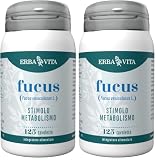 ERBA VITA Integratore Alimentare Alga Bruna-Fucus, 125 Tavolette - Stimola il metabolismo (Confezione da 2)
