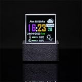 【Album photo personnel + Animations GIF】Importez vos photos préférées et profitez d’un album photo numérique, ou passez en mode animation GIF plein écran pour des visuels dynamiques. Idéal pour mettre en valeur vos souvenirs, de jolies animations ou du contenu thématique grâce à sa personnalisation facile.