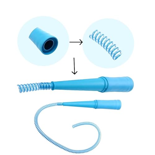 Universal Trockner Entlüftungsreiniger-Set, Fusselsaugeraufsatz und Fusselentferner-Bürste für Hochdruckreiniger und Trockner, Entlüftungsschlauch-Ersatzteile (klar)