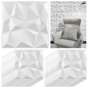 Xnzmyn Wandpaneele 20 Stück 3D Optik