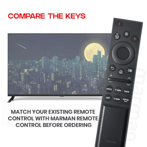 Image of marman Compatible with Samsung Smart Tv Remote Control Original Model BN59 Series Fit for FHD UHD QLED HDTV 4K Android TV - Non Voice Command - Match Key by Key Exactly with Original Remote