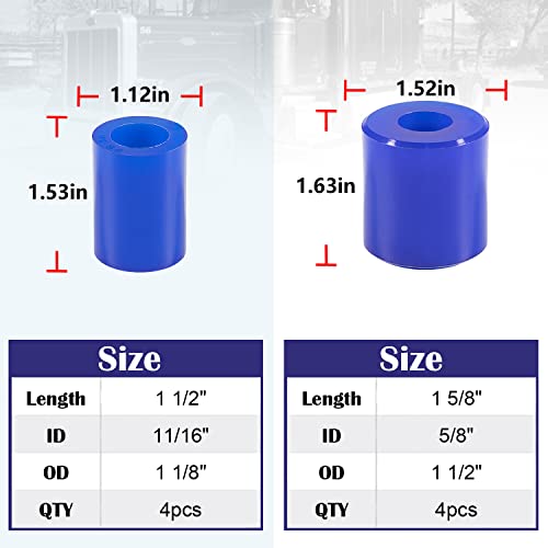 Hood Roller Polyurethane Bushings For Peterbilt 357 375 379, Replacement Part 13-04391 13-03593 And 377 With J Style Hinges #TOP4