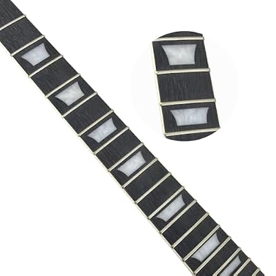 22 fret electric guitar neck 24.75 inch Mahogany wood Rosewood Fretboard white trapezoid inlay Unfinished