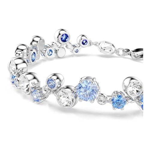 Swarovski Bracciale Constella, Misura Mista, Blu, Placcatura Rodio - 4