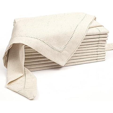 Life By Cotton Hemstitched Linen Napkins Cover
