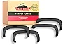 Trail Ridge Fender Flare Kit Rugged Style Smooth Black Set for Chevy GMC Truck
