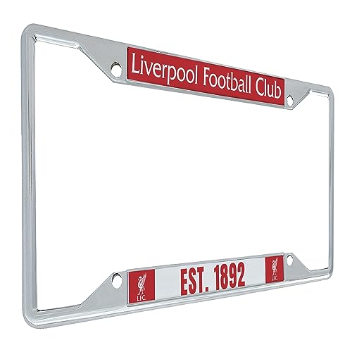 Desert Cactus Liverpool FC Car Accessories Football Soccer Metal License Plate Frame and Tag Holder for Front or Rear of Vehicle (Frame - Design 1)